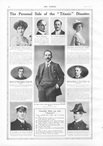 Passagiers op de RMS Titanic, foto