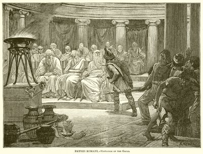 Patres Romani.--Bezoek van de Galliërs door English School