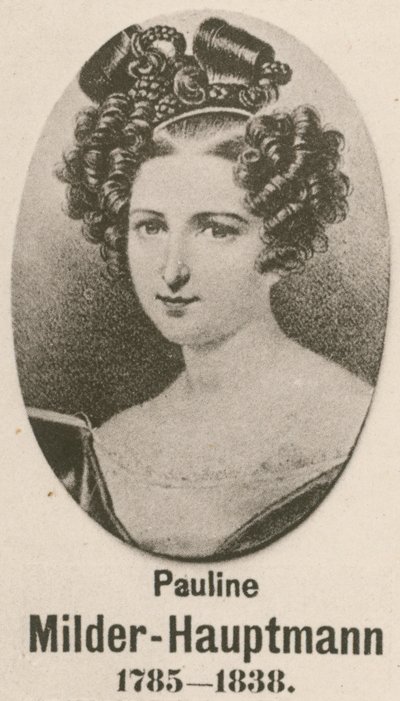 Pauline Milder-Hauptmann door English School
