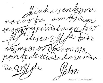 Pedro II, Koning van Portugal door English School