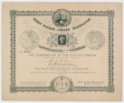 Penny Postage Jubileumviering door English School