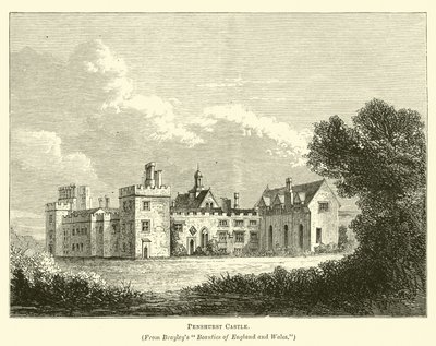 Penshurst Kasteel door English School