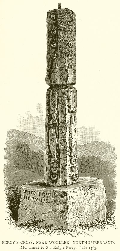 Percys Kruis, nabij Wooller, Northumberland door English School