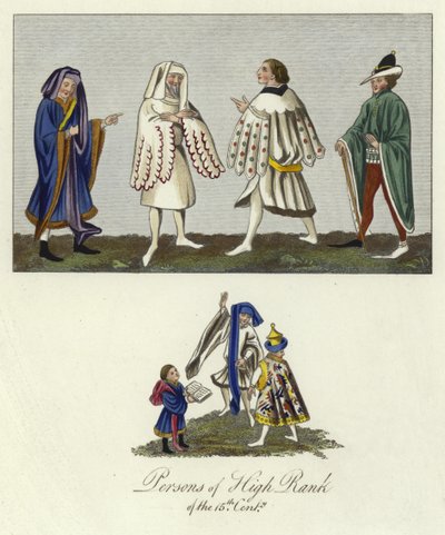 Personen van hoge rang van de 15e eeuw door English School
