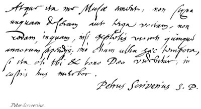 Peter Scriverius door English School