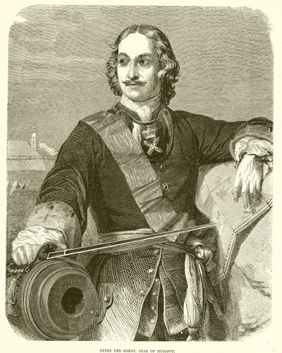 Peter de Grote, Tsaar van Moskou door English School