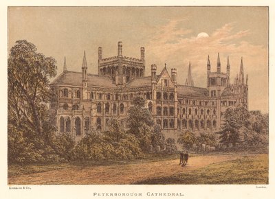 Kathedraal van Peterborough door English School