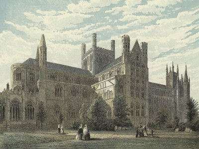 Peterborough Cathedral, noordoostelijk uitzicht door English School