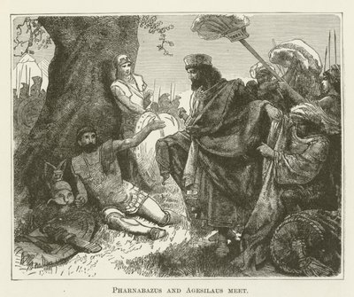 Pharnabazus en Agesilaus ontmoeten elkaar door English School