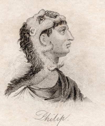 Filips II van Macedonië, uit 