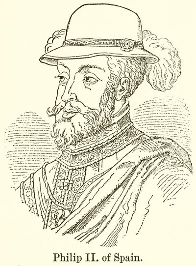 Filips II van Spanje door English School