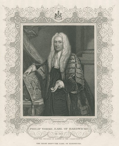 Philip Yorke, 1e Graaf van Hardwicke, uit 