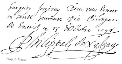 Philip de Nasseau door English School