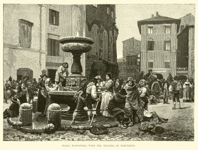 Piazza Montanara, met het Theater van Marcellus door English School