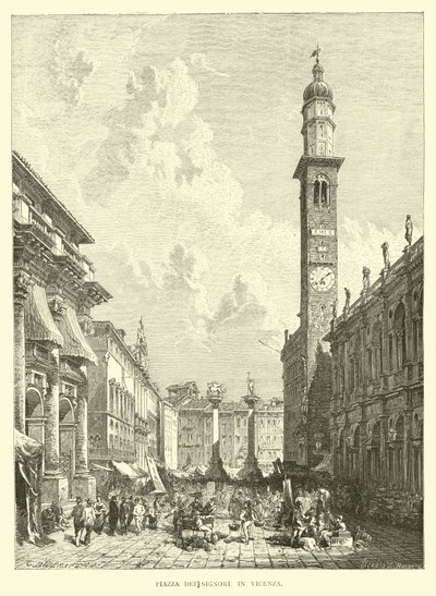 Piazza dei Signori in Vicenza door English School