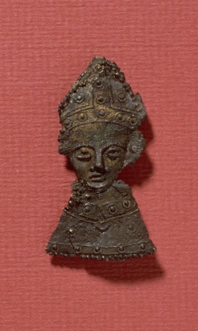 Pelgrimsinsigne van Thomas a Becket (1112-70) door English School