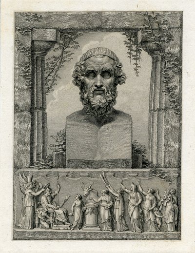 Pindarus, Oude Griekse Lyrische Dichter (ca. 522-ca. 433 v.Chr.) door English School