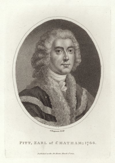 Pitt, Graaf van Chatham, 1766 door English School