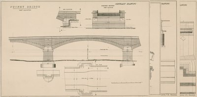 Plan van Putney Bridge door English School