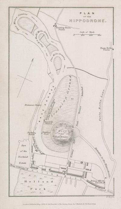 Plan van de Hippodrome door English School