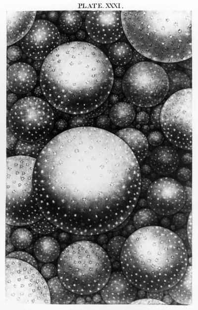 Plate XXXI uit de Original Theory of the Universe door Thomas Wright, 1750 door English School
