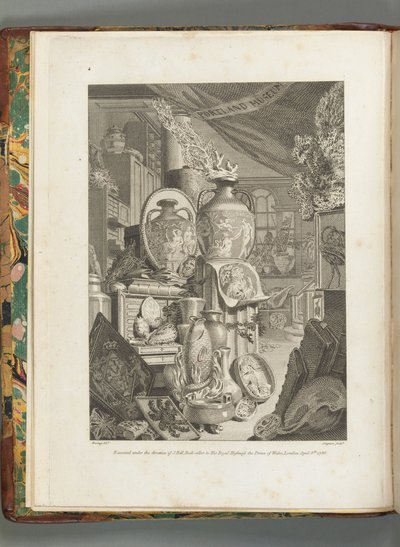 Plaat uit de Catalogus van het Portland Museum door English School