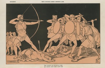 Politieke cartoon door English School