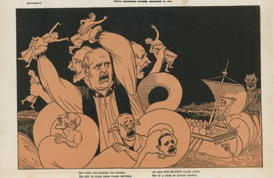 Politieke cartoon door English School