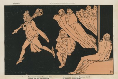 Politieke cartoon door English School