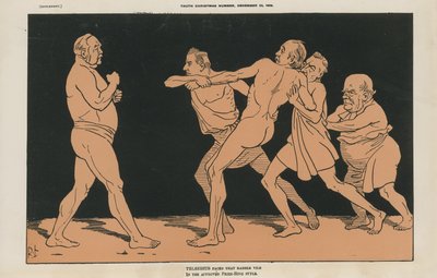 Politieke cartoon door English School