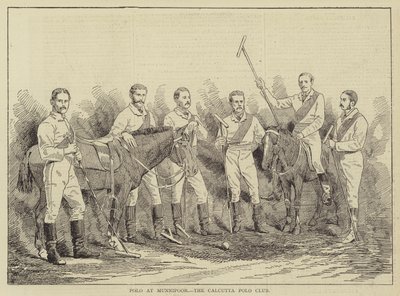 Polo in Munnipoor, de Calcutta Polo Club door English School