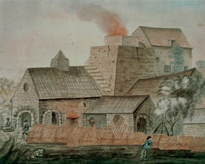 Pontygwaith IJzerfabriek door English School