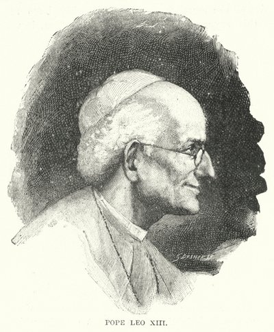 Paus Leo XIII door English School