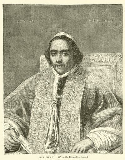 Paus Pius VII door English School