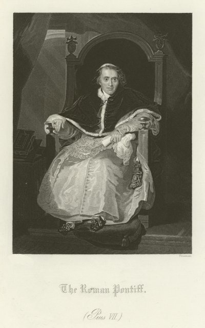 Paus Pius VII door English School