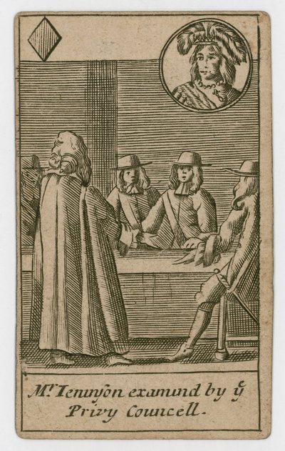 Popish Plot speelkaart, 1679 door English School