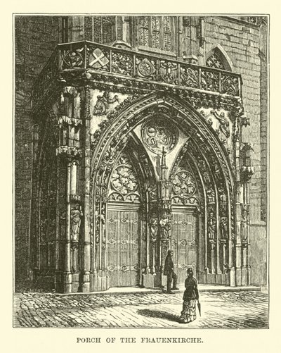 Portiek van de Frauenkirche door English School