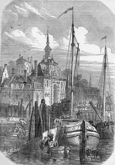 Haven van Rotterdam, Nederland, uit 