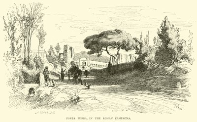 Porta Furba, in de Romeinse Campagna door English School