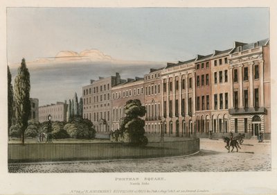 Portman Square, noordzijde door English School