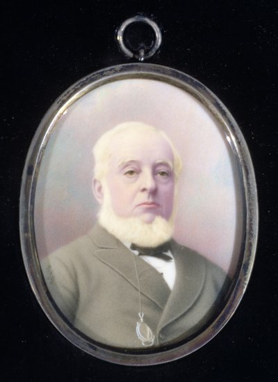 Portretminiatuur van Warren de la Rue (1815-89) door English School