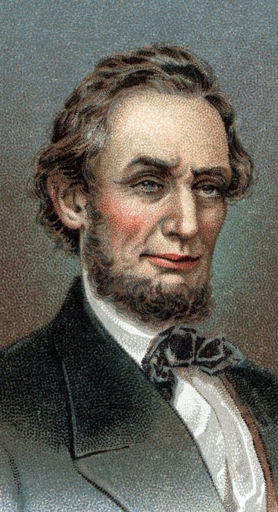 Portret van Abraham Lincoln - Uit de serie 
