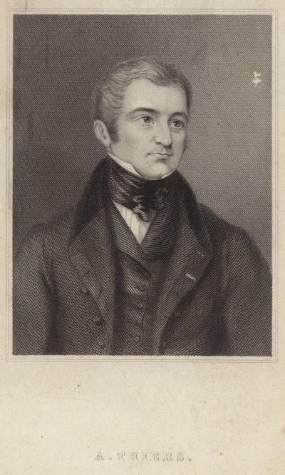Portret van Adolphe Thiers door English School