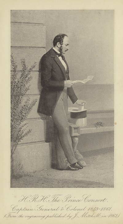 Portret van Albert, de Prins-Gemaal door English School