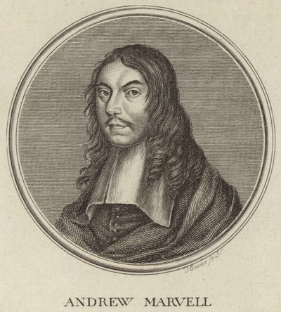 Portret van Andrew Marvell door English School