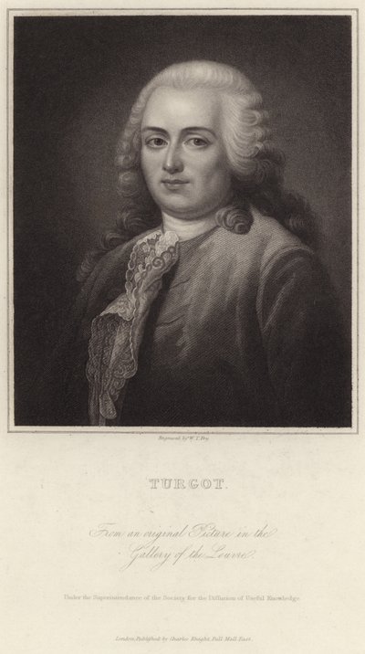 Portret van Anne-Robert-Jacques Turgot door English School