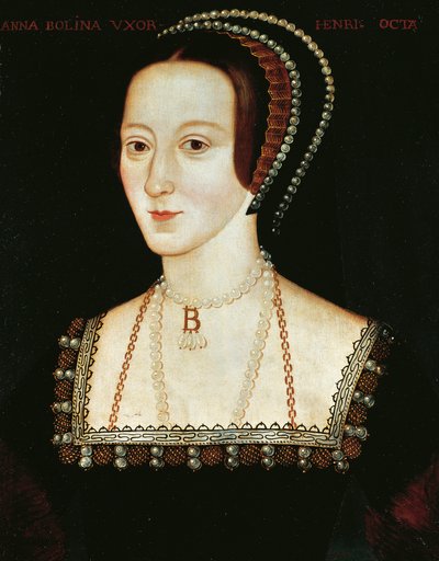 Portret van Anne Boleyn, ca. 1533-36 door English School