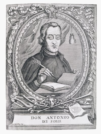 Portret van Antonio de Solis y Rivadeneira (1610-86) uit 