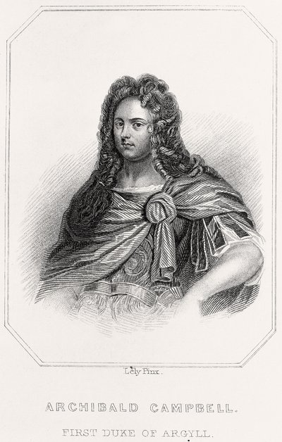 Portret van Archibald Campbell door English School