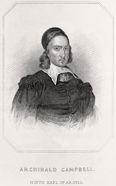 Portret van Archibald Campbell, 9e Graaf van Argyll door English School